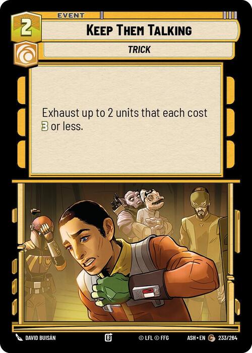 Keep Them Talking Card Front