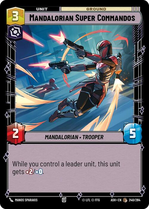 Mandalorian Super Commandos Card Front