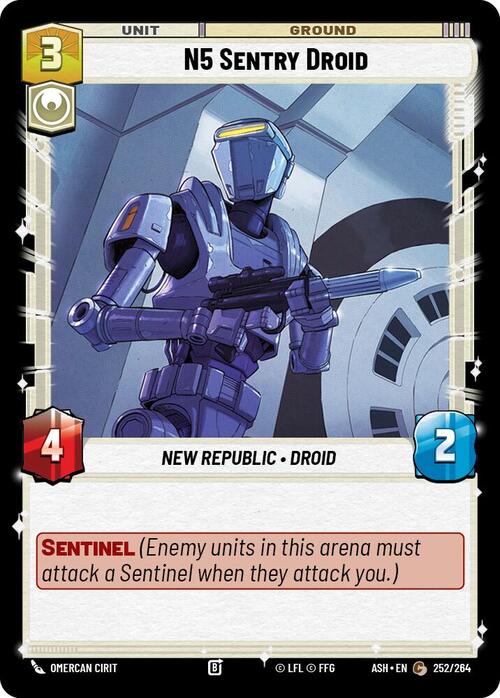 N5 Sentry Droid Card Front