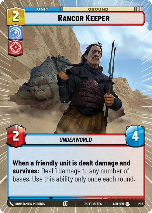 Rancor Keeper Card Front