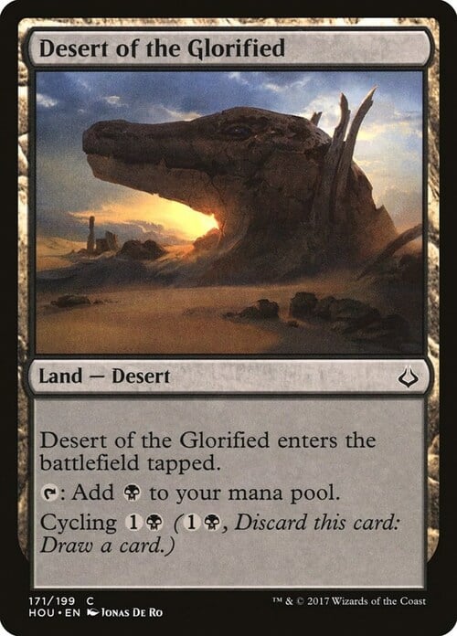 Desert of the Glorified Card Front
