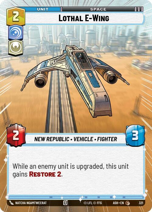 Lothal E-Wing Card Front