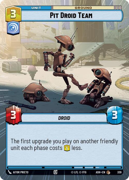 Pit Droid Team Card Front