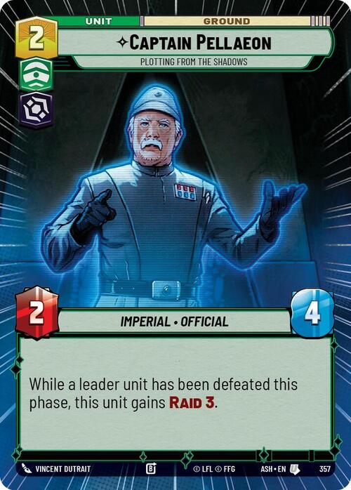 Captain Pellaeon - Plotting from the Shadows Card Front