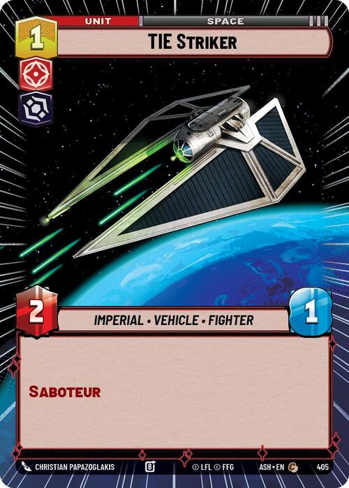 TIE Striker Card Front