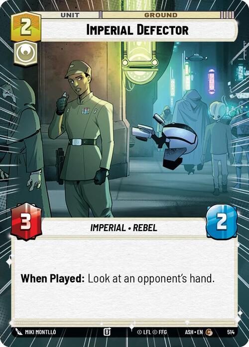 Imperial Defector Card Front