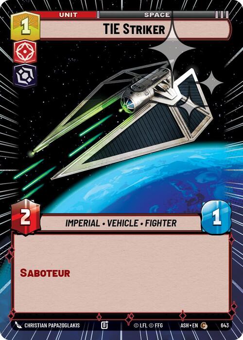 TIE Striker Card Front