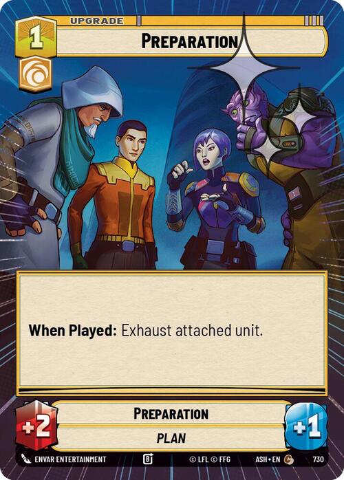 Preparation Card Front