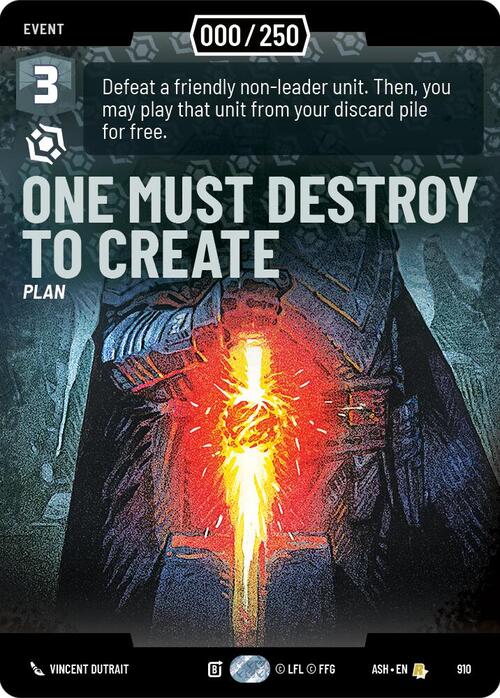Hay que destruir para poder crear Frente