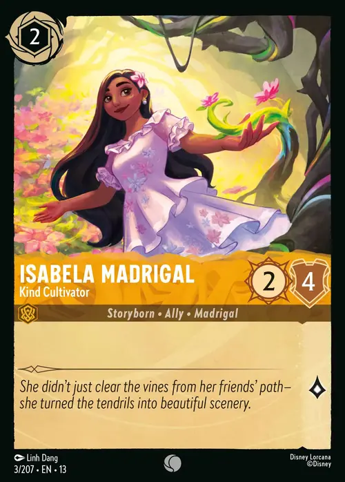 Isabela Madrigal - Kind Cultivator Card Front
