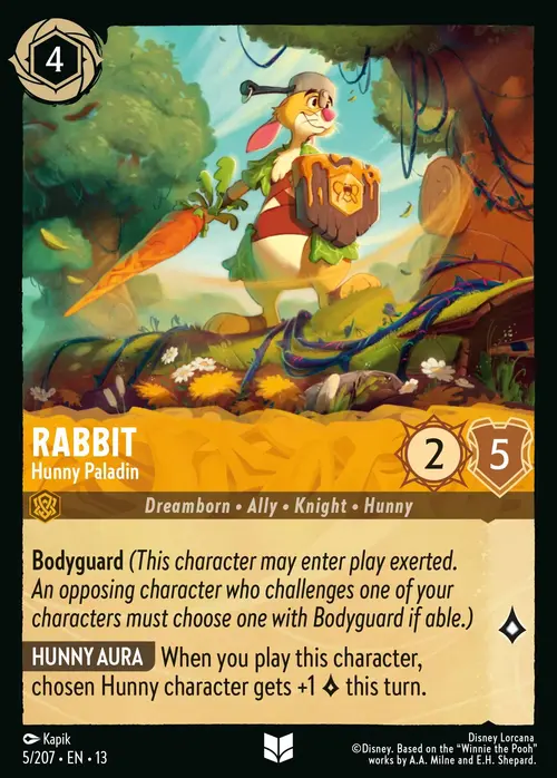 Rabbit - Hunny Paladin Card Front