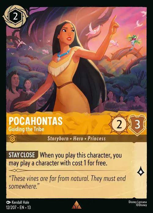 Pocahontas - Guiding the Tribe Frente