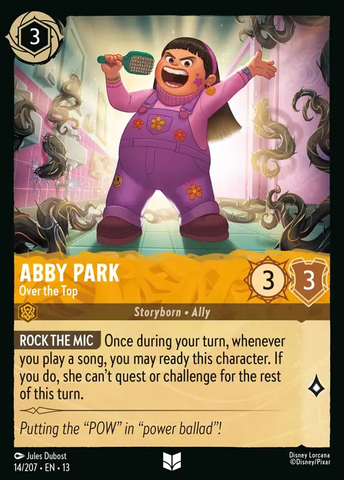 Abby Park - Over the Top Card Front