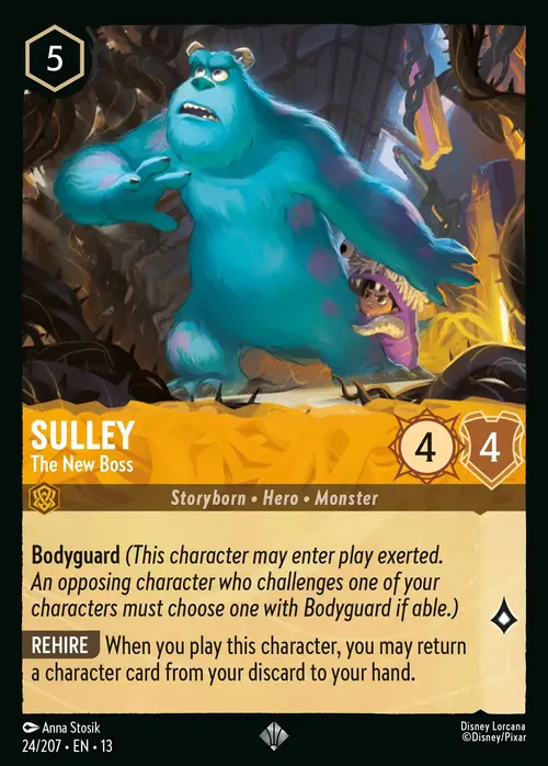Sulley - The New Boss Card Front