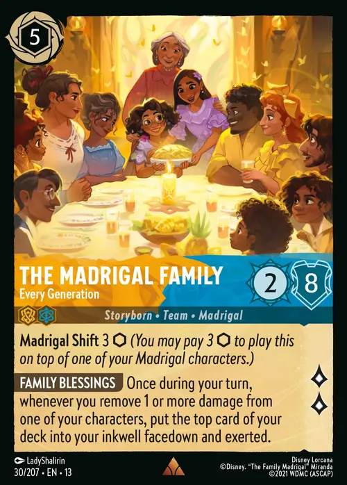 La Stirpe Madrigal - Tutte le Generazioni Card Front