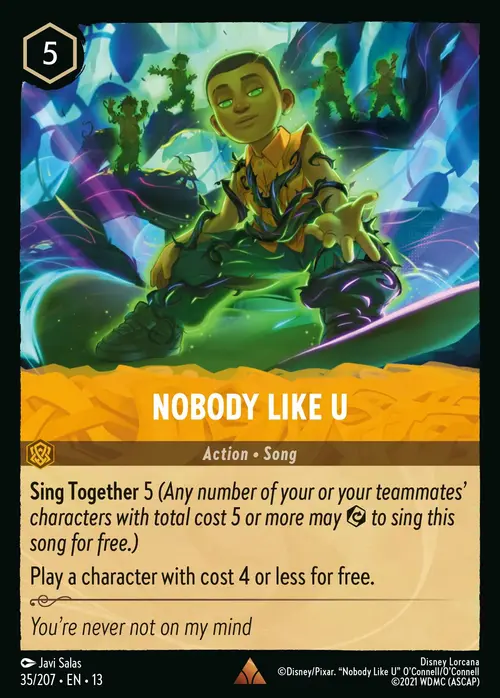 Nobody Like U Frente