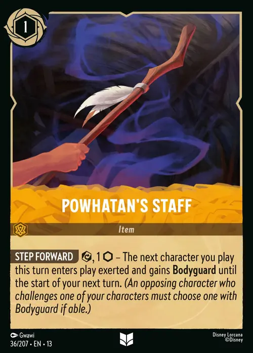 Powhatan's Staff Frente