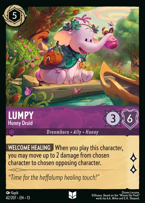 Lumpy - Hunny Druid Card Front