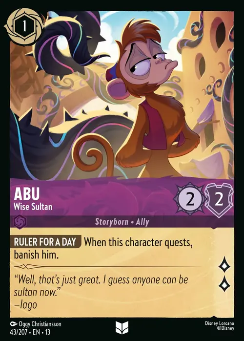 Abu - Wise Sultan Card Front