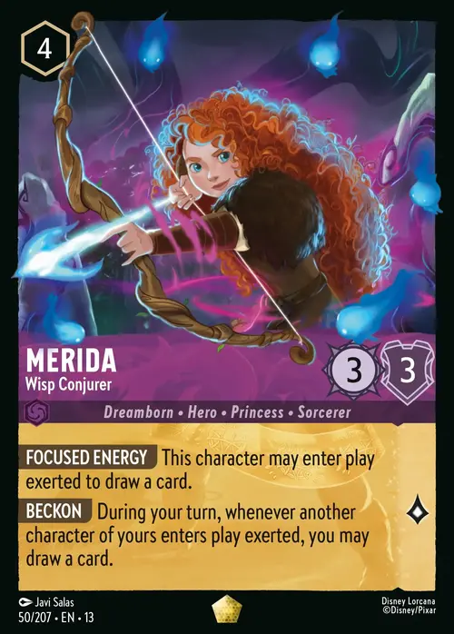 Merida - Evocatrice di Fuochi Fatui Card Front