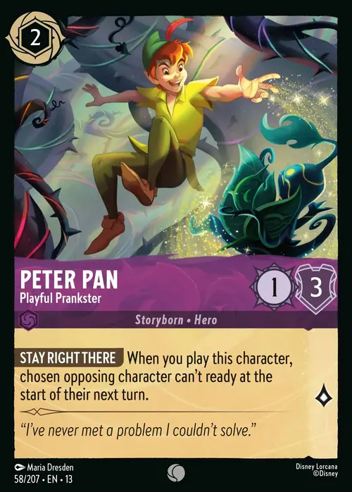 Peter Pan - Playful Prankster Frente