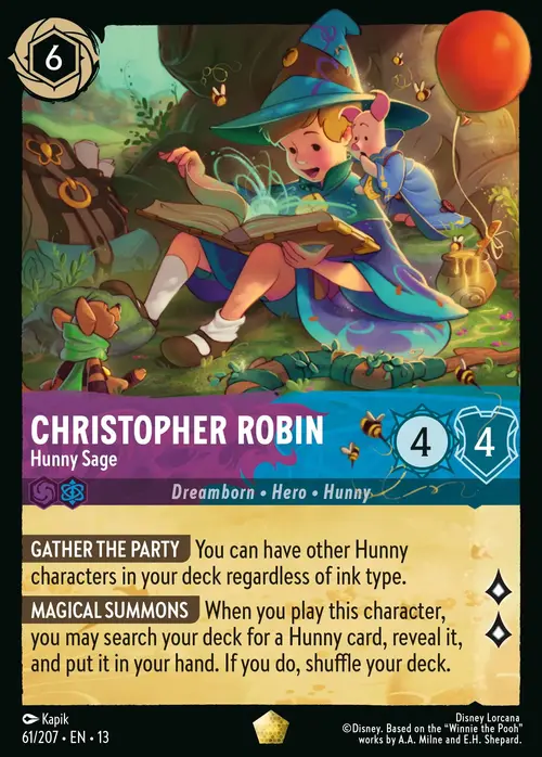 Christopher Robin - Saggio del Miele Card Front