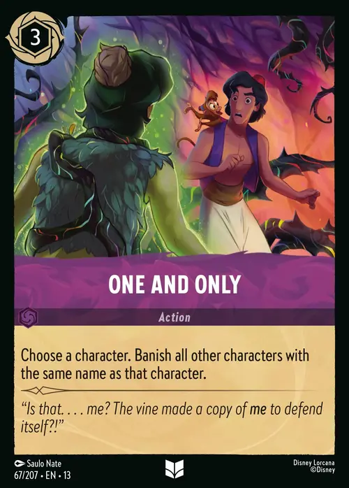 One and Only Card Front