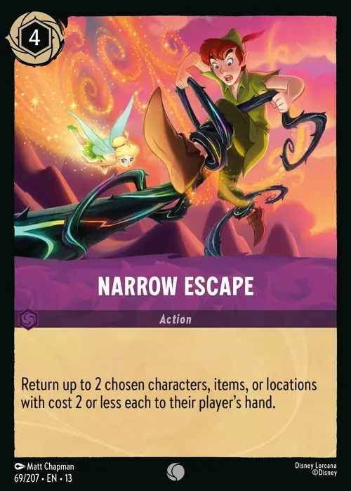 Narrow Escape Card Front