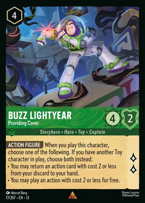 Buzz Lightyear - Che Copre le Spalle Card Front