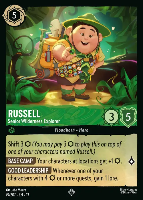 Russell - Senior Wilderness Explorer Frente
