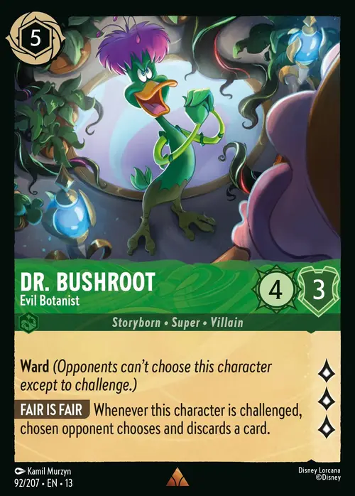 Dr. Bushroot - Evil Botanist Frente
