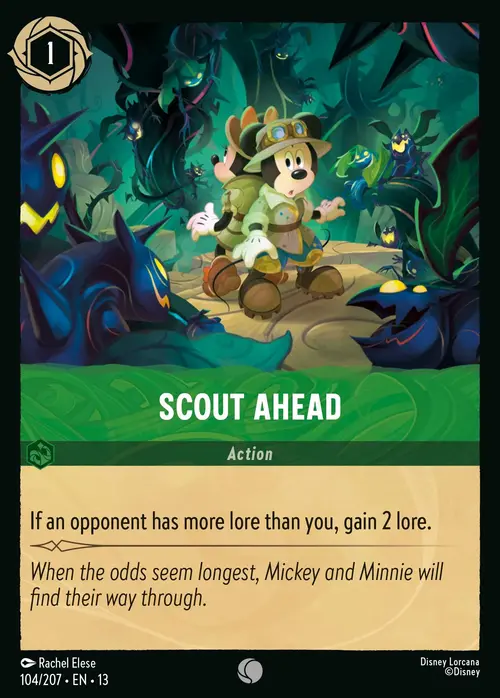 Scout Ahead Card Front