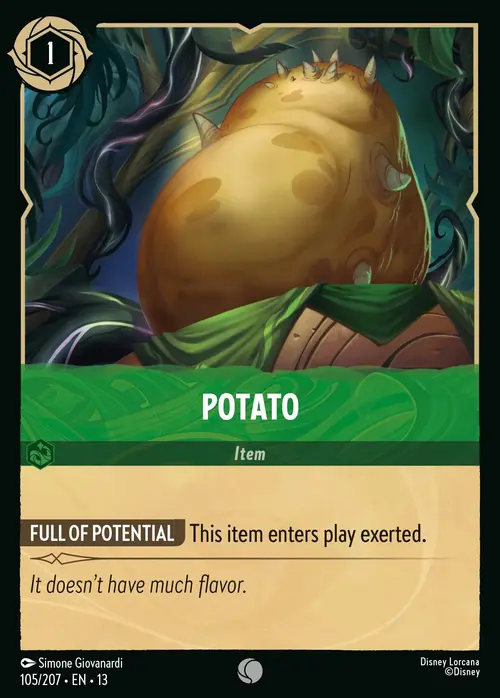 Potato Card Front