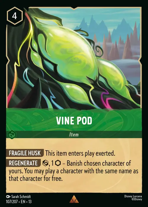 Vine Pod Card Front
