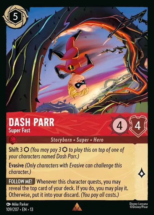 Dash Parr - Super Fast Card Front