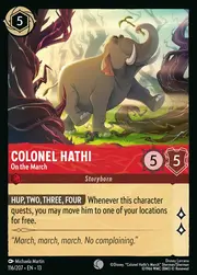 Colonel Hathi - On the March 116