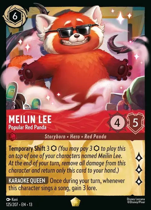Meilin Lee - Celebre Panda Rosso Card Front