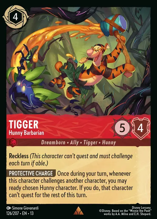Tigro - Barbaro del Miele Card Front