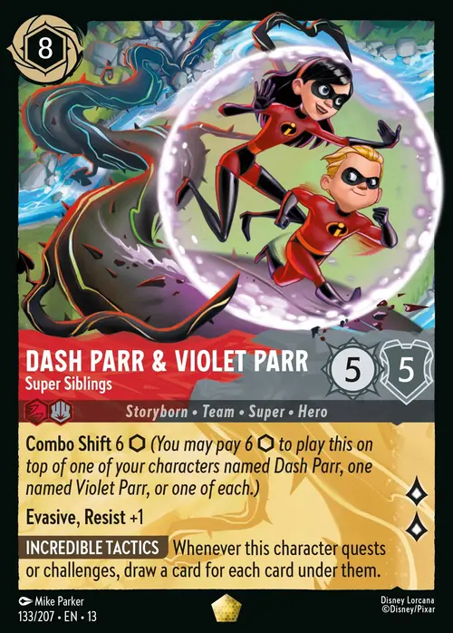 Dash Parr & Violet Parr - Super Siblings Frente
