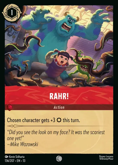 RAHR! Card Front