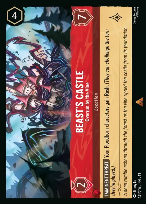 Beast's Castle - Overrun by the Vine Card Front