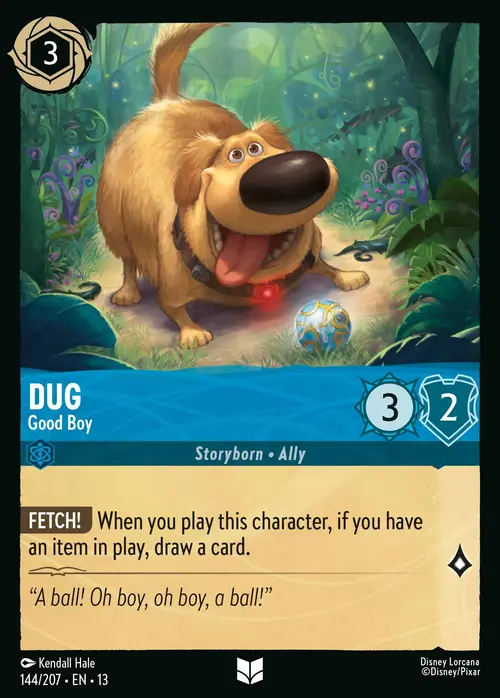 Dug - Good Boy Card Front