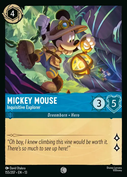 Mickey Mouse - Inquisitive Explorer Card Front