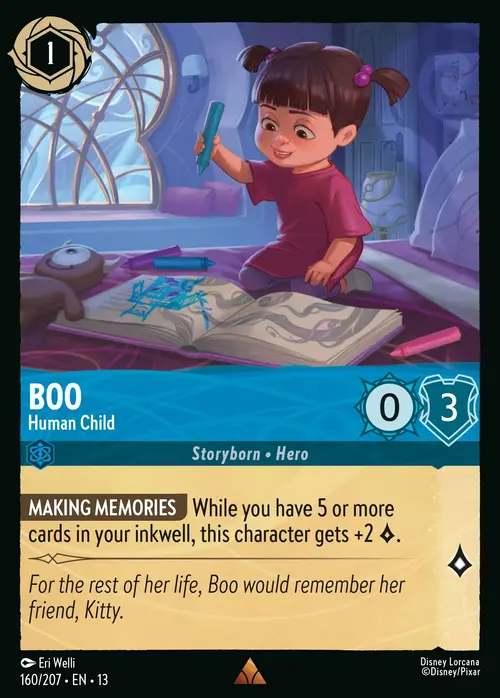 Boo - Human Child Card Front