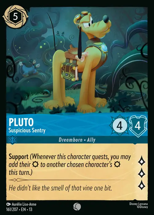 Pluto - Suspicious Sentry Card Front