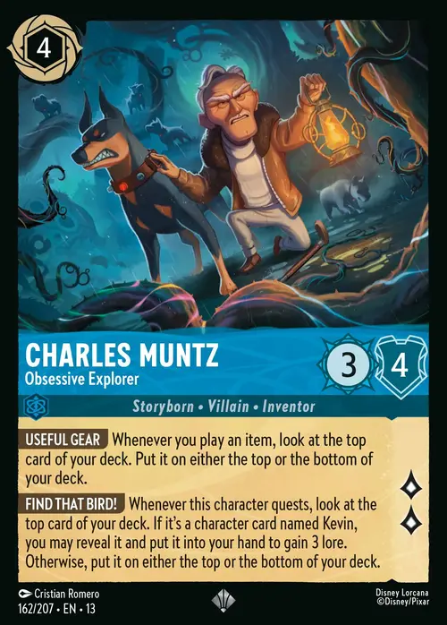 Charles Muntz - Obsessive Explorer Frente