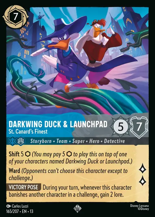 Darkwing Duck & Launchpad - St. Canard's Finest Card Front