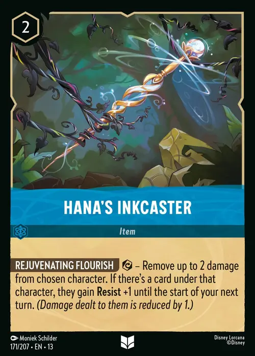 Hana's Inkcaster Card Front