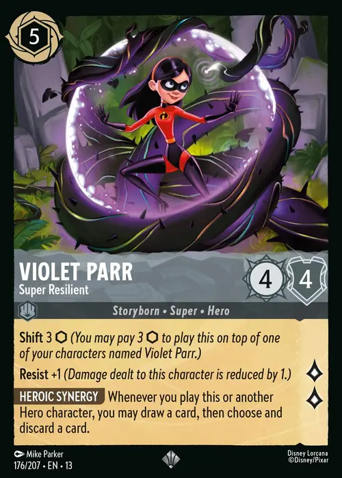 Violetta Parr - Super Resistente Card Front