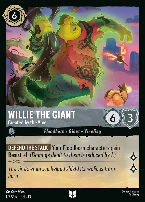 Willie the Giant - Created by the Vine Frente